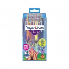 Paper Mate Flair Carnival M tušinukai su dangteliais 16 vnt. - 2108467